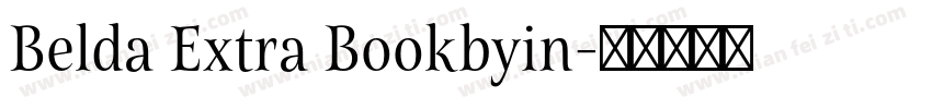 Belda Extra Bookbyin字体转换